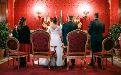 Dove andare per le foto di coppia dopo un matrimonio in Campidoglio