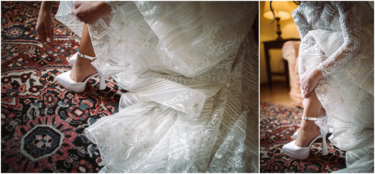 Le scarpe da sposa