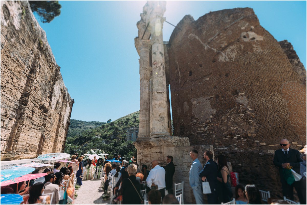 Inizio del rito civile alla cerimonia di matrimonio a Tivoli