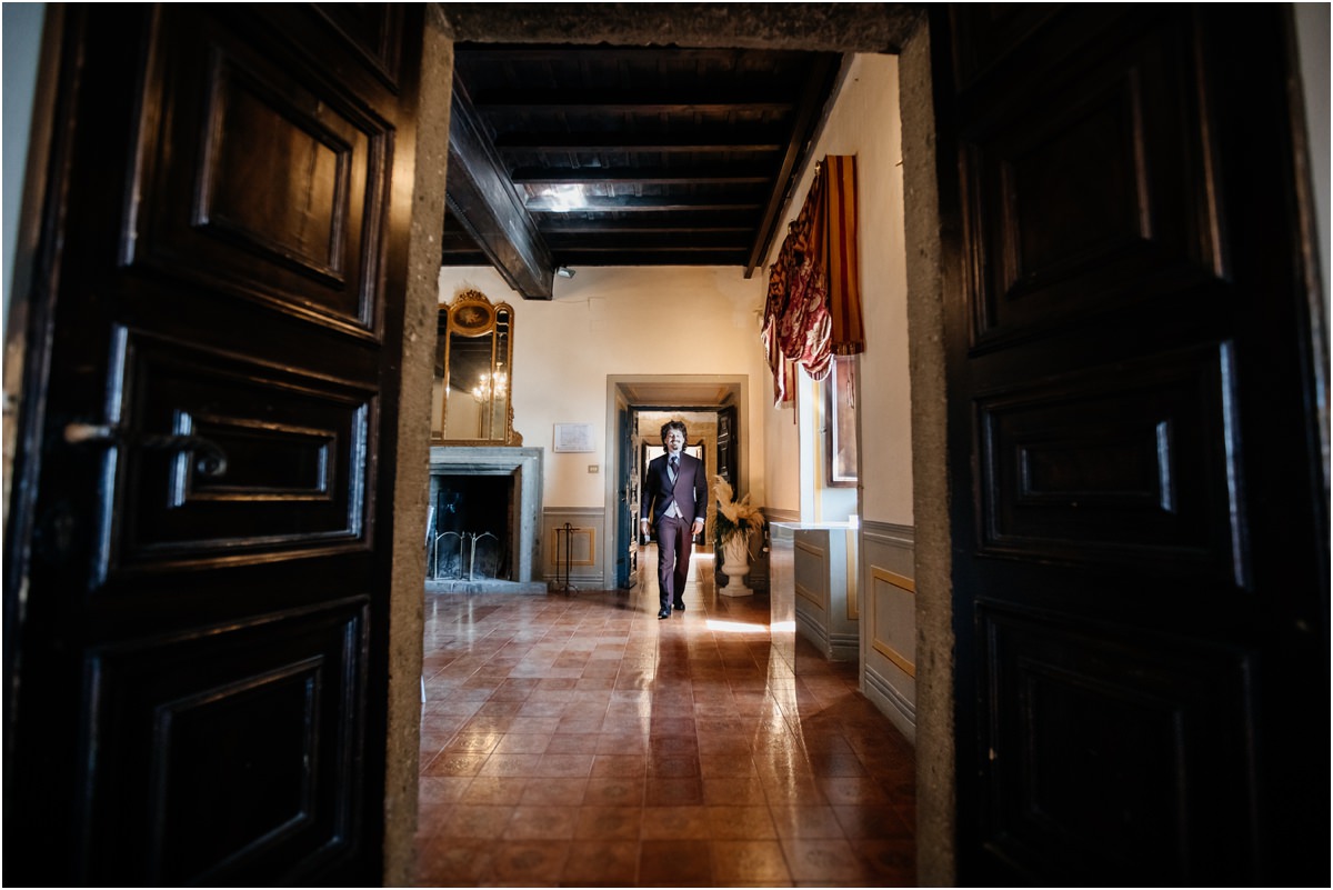 Ritratto dello sposo Giovanni a Villa del Cardinale ai Castelli Romani