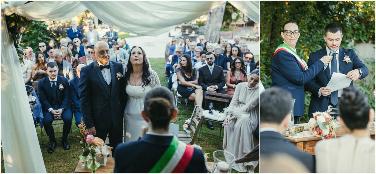 Discorsi degli invitati Discorsi degli invitati durante il rito al Vecchio Podere